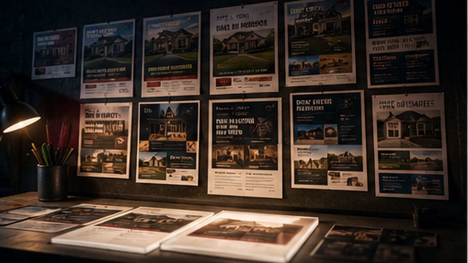 Ad creative variations for real estate investor campaigns