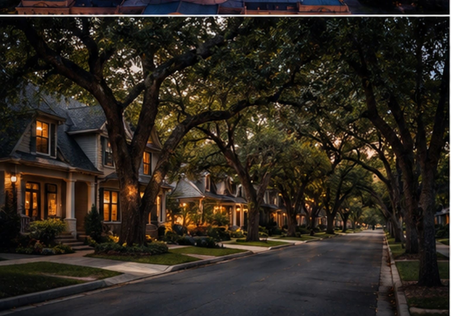 Austin residential neighborhood with investment properties