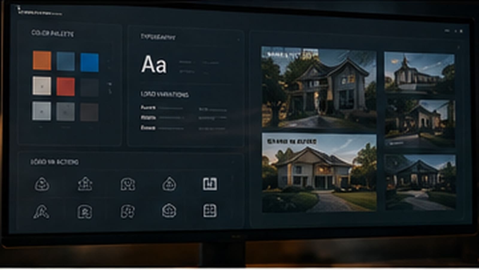Brand design system for a house buying company