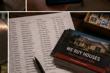 Direct mail postcards and skip traced owner list for investors