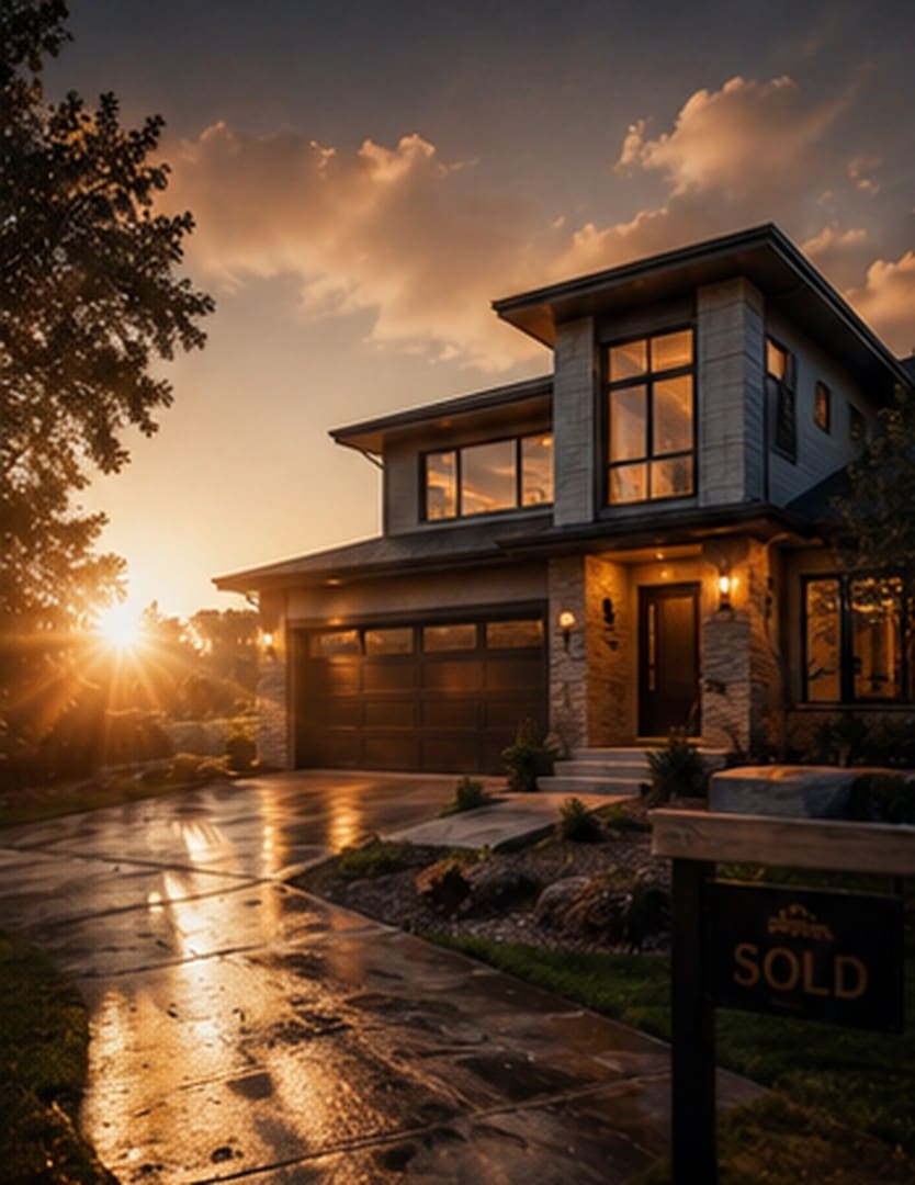 Single family home bought by a real estate investor