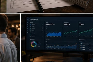 PPC campaign performance dashboard for real estate investors