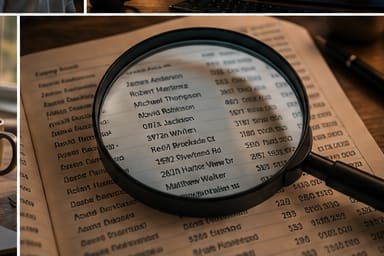 Skip traced property owner list with phone numbers