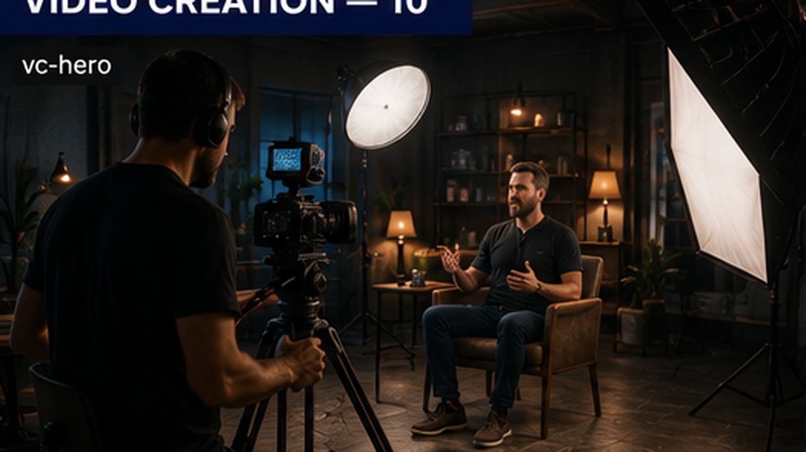 Video production shoot for a real estate investor