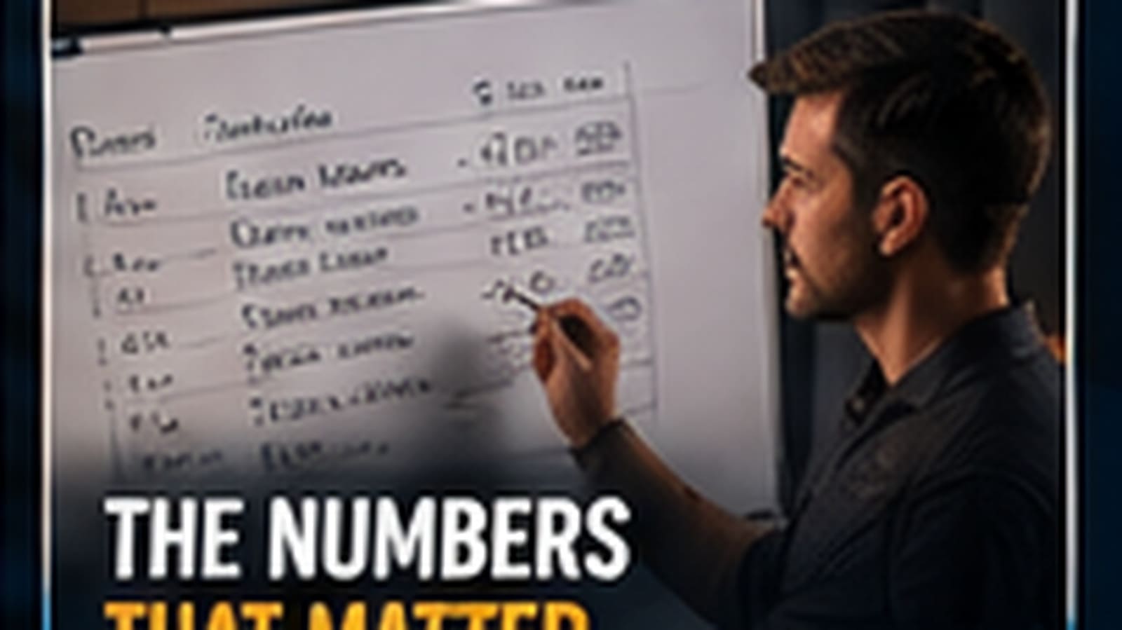 YouTube thumbnail with real estate deal numbers on a whiteboard
