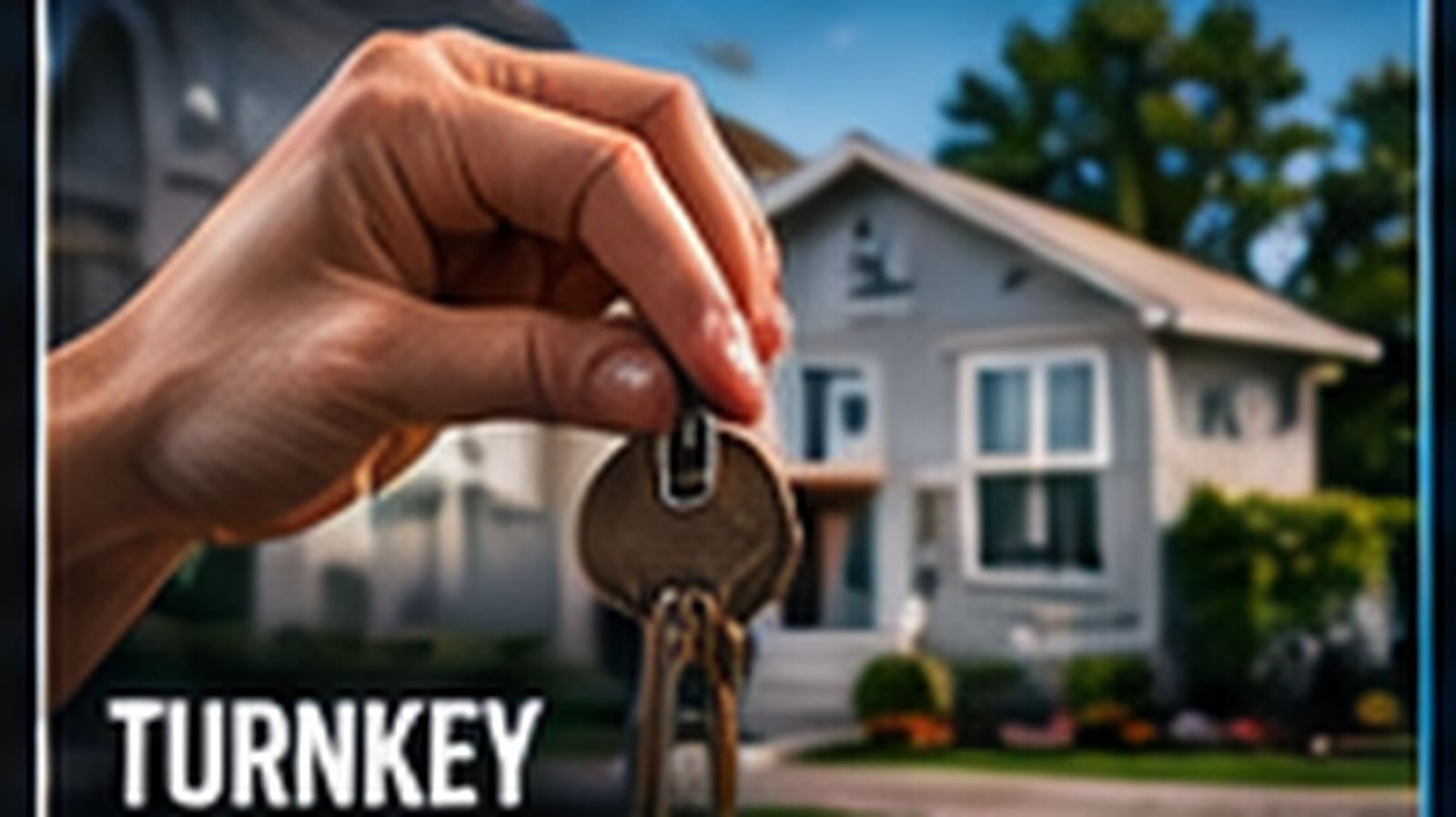 YouTube thumbnail showing keys in a front door after closing