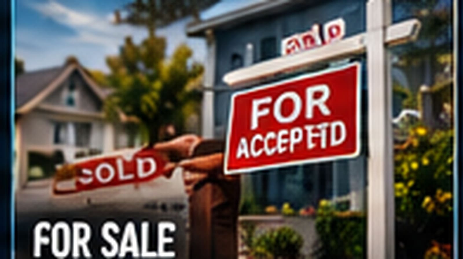 YouTube thumbnail of a for sale sign coming down